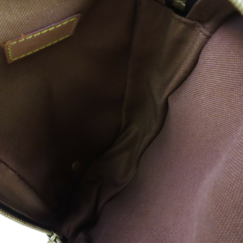 LOUIS VUITTON Monogram Pochette Gange金扣腰包肩背兩用袋-4