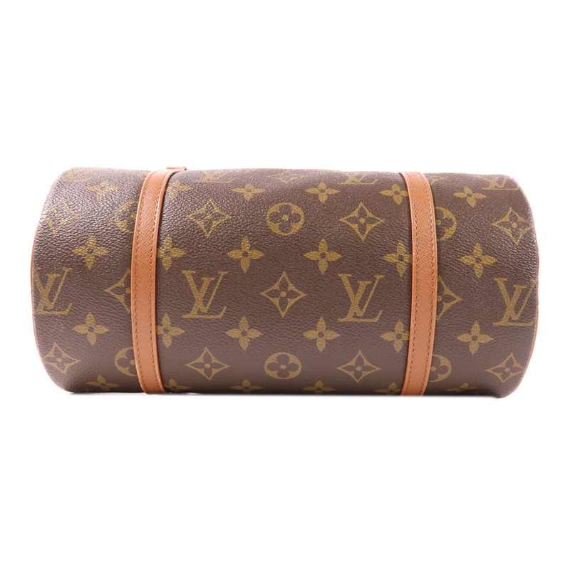 LOUIS VUITTON Monogram Papillon PM金扣手挽袋-3