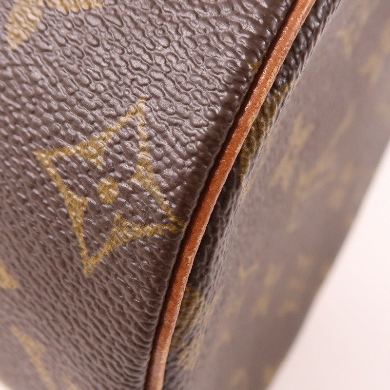 LOUIS VUITTON Monogram Papillon PM金扣手挽袋-8