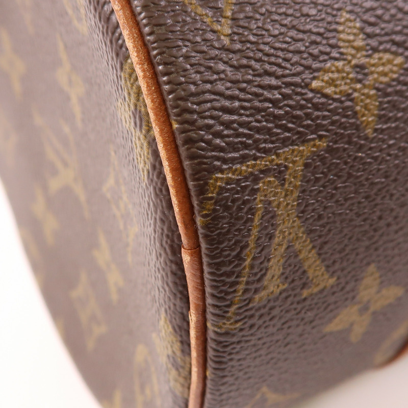 LOUIS VUITTON Monogram Papillon PM金扣手挽袋-11