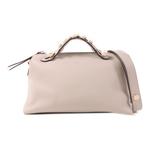 FENDI 牛皮皮革By The Way銀扣手挽肩背兩用袋