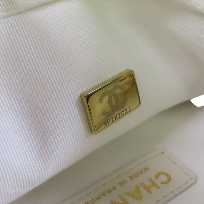 CHANEL 牛皮皮革Chain Shoulder Bag金扣鏈帶肩背袋-6