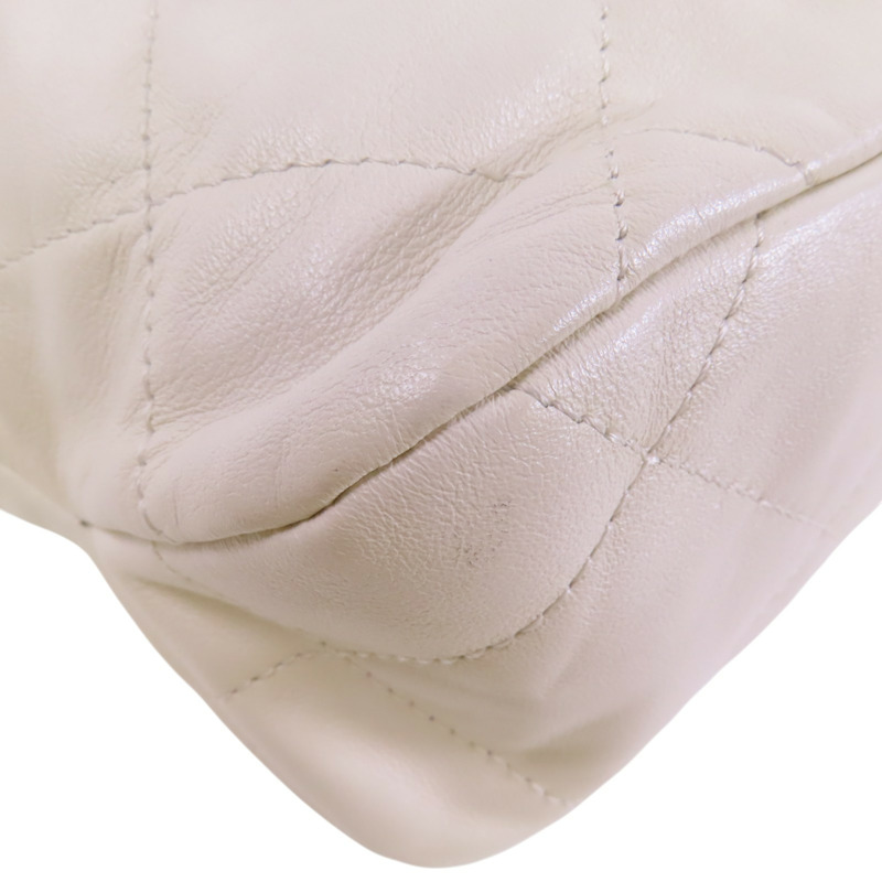 CHANEL 牛皮皮革Chain Shoulder Bag金扣鏈帶肩背袋-11