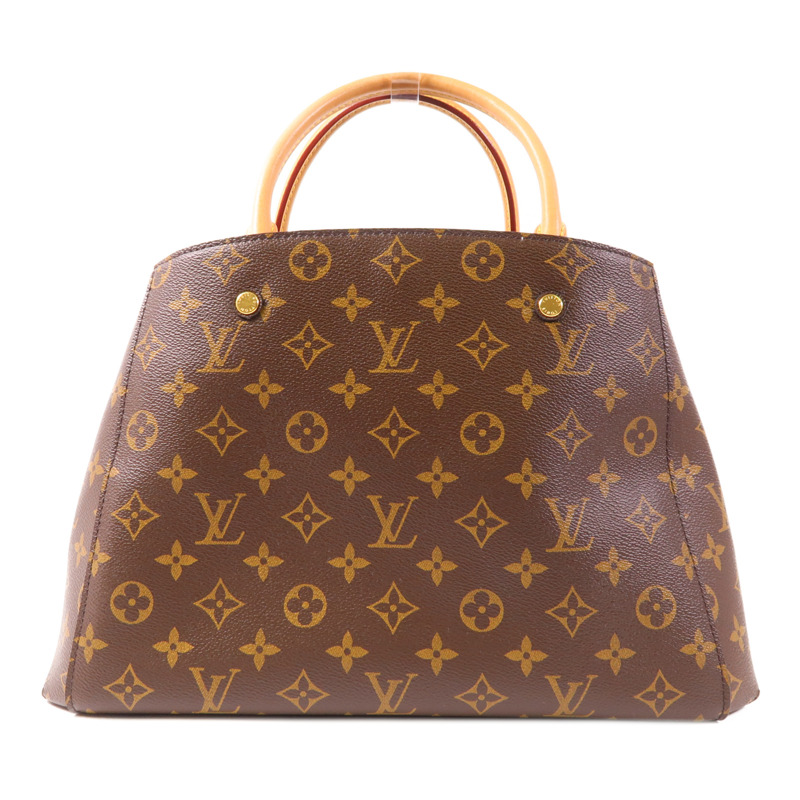 LOUIS VUITTON Monogram Montaigne MM金扣手挽肩背兩用袋-1
