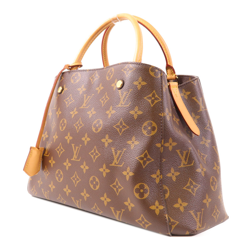 LOUIS VUITTON Monogram Montaigne MM金扣手挽肩背兩用袋-2