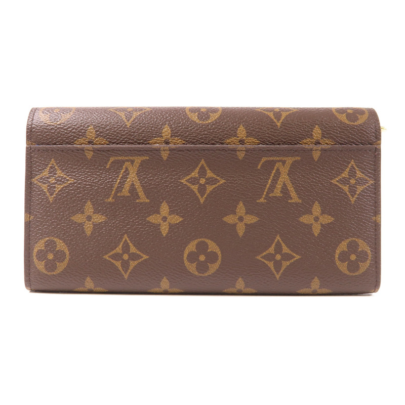 LOUIS VUITTON Monogram Sarah金扣長錢包-1