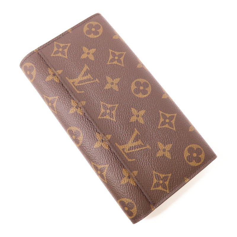 LOUIS VUITTON Monogram Sarah金扣長錢包-3