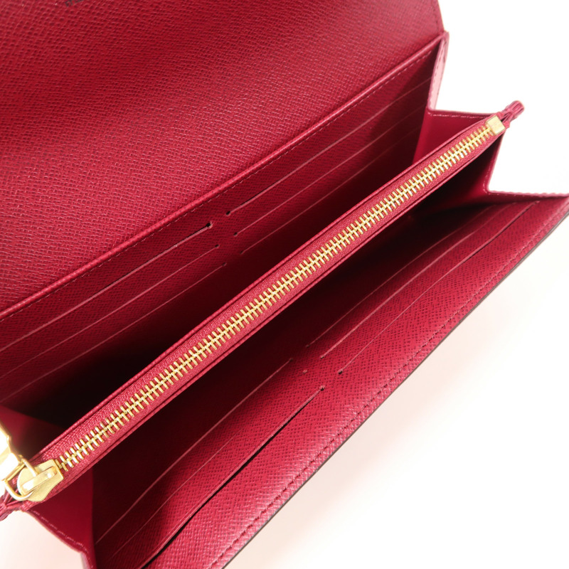 LOUIS VUITTON Monogram Sarah金扣長錢包-4