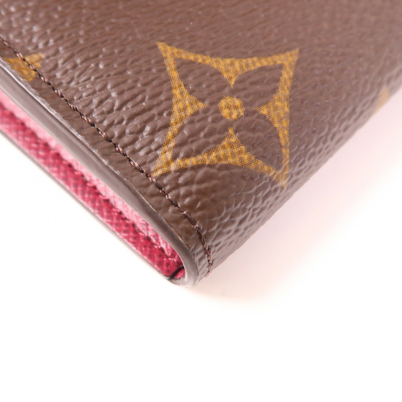 LOUIS VUITTON Monogram Sarah金扣長錢包-7