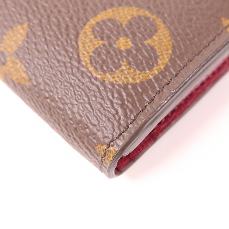 LOUIS VUITTON Monogram Sarah金扣長錢包-8