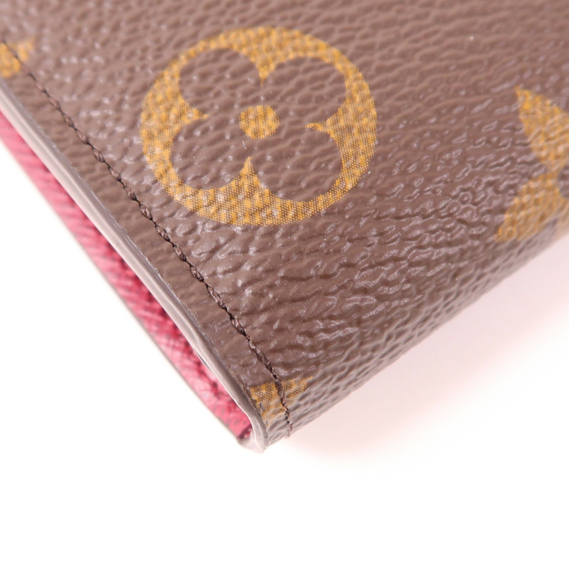 LOUIS VUITTON Monogram Sarah金扣長錢包-9