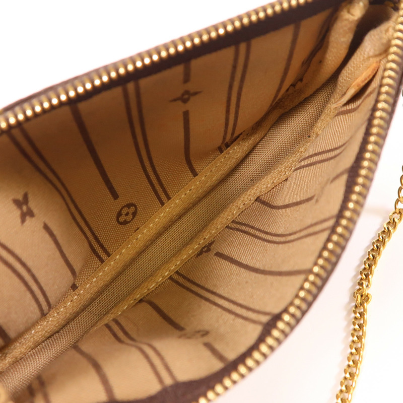 LOUIS VUITTON 【萬聖節商品】Monogram Mini Pochette Accessoires金扣手挽袋-4