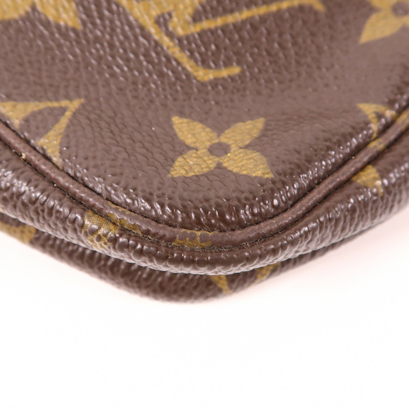 LOUIS VUITTON 【萬聖節商品】Monogram Mini Pochette Accessoires金扣手挽袋-10
