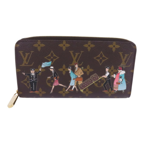 LOUIS VUITTON Monogram Zipper Long Wallet金扣拉鏈長錢包