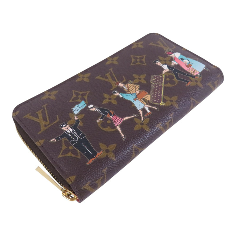 LOUIS VUITTON Monogram Zipper Long Wallet金扣拉鏈長錢包-2