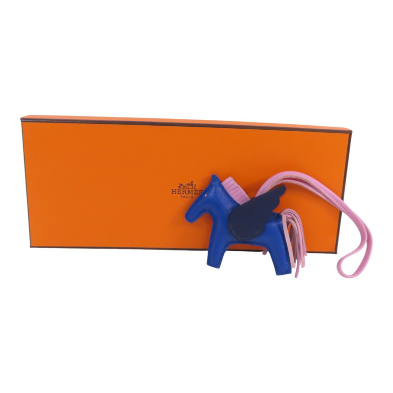 HERMES Milo皮革Rodeo Pegase PM掛飾-8