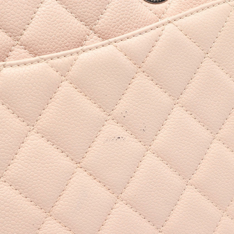 CHANEL Matelasse Grand Shopping GST 手提包 魚子醬皮(粒面小牛皮)粉紅色 二手 女士-6