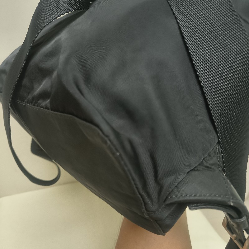 🔥年終狂降🔥【限時降價只到12/31（原16,800）】㊣✨PRADA✨普拉達 拼色 帆布 皮革 口袋 小型 後背包 /二手包/二手精品🌳二手樹屋🌳-12