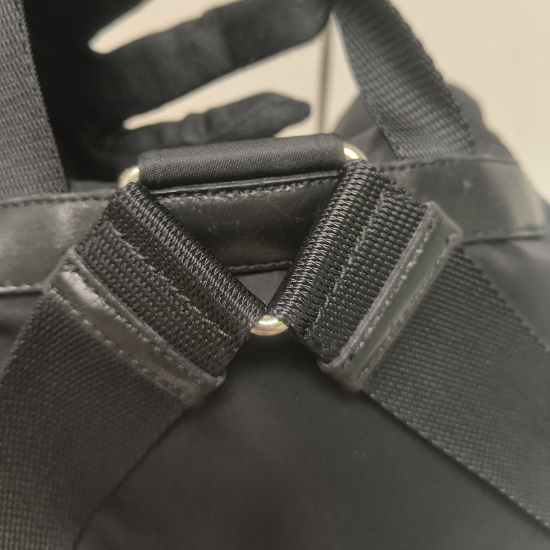 🔥年終狂降🔥【限時降價只到12/31（原16,800）】㊣✨PRADA✨普拉達 拼色 帆布 皮革 口袋 小型 後背包 /二手包/二手精品🌳二手樹屋🌳-20