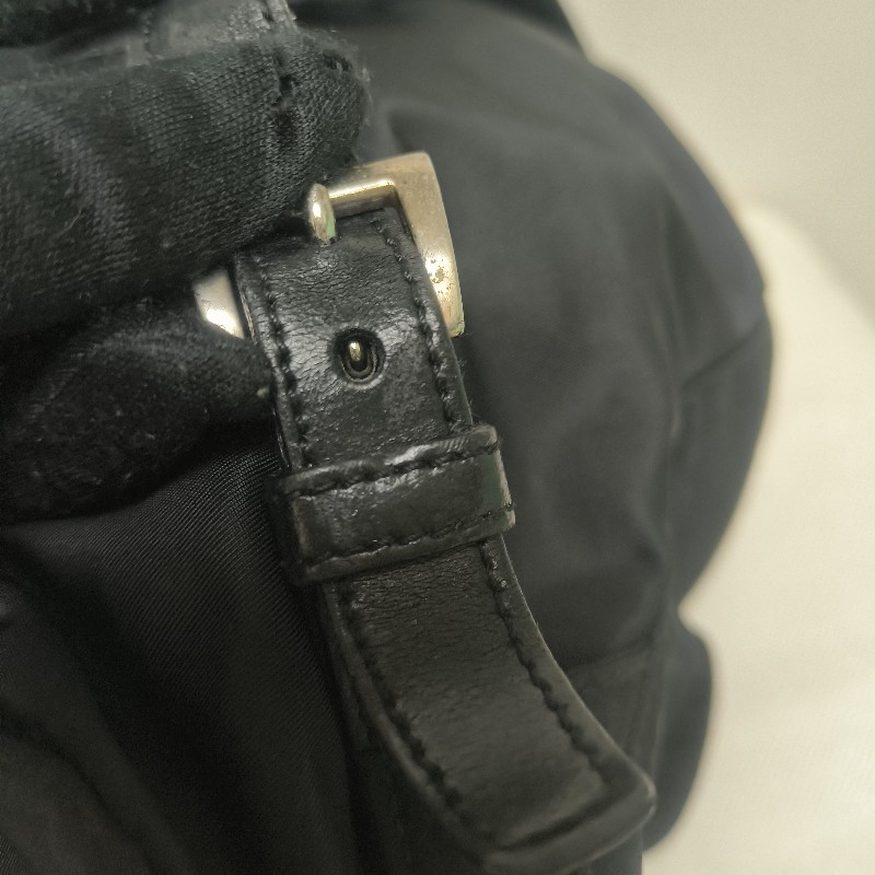 🔥年終狂降🔥【限時降價只到12/31（原16,800）】㊣✨PRADA✨普拉達 拼色 帆布 皮革 口袋 小型 後背包 /二手包/二手精品🌳二手樹屋🌳-26