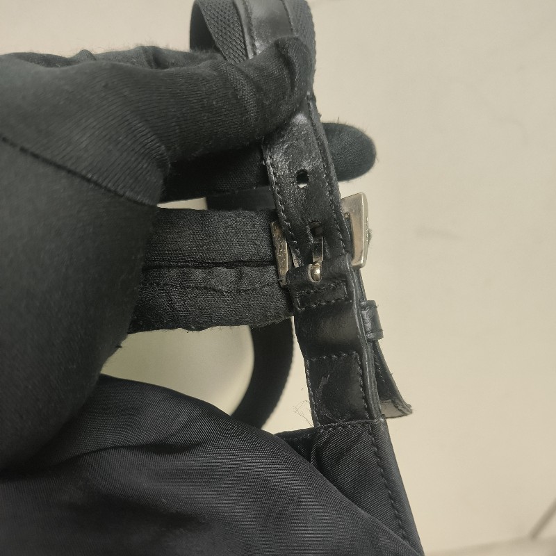 🔥年終狂降🔥【限時降價只到12/31（原16,800）】㊣✨PRADA✨普拉達 拼色 帆布 皮革 口袋 小型 後背包 /二手包/二手精品🌳二手樹屋🌳-28