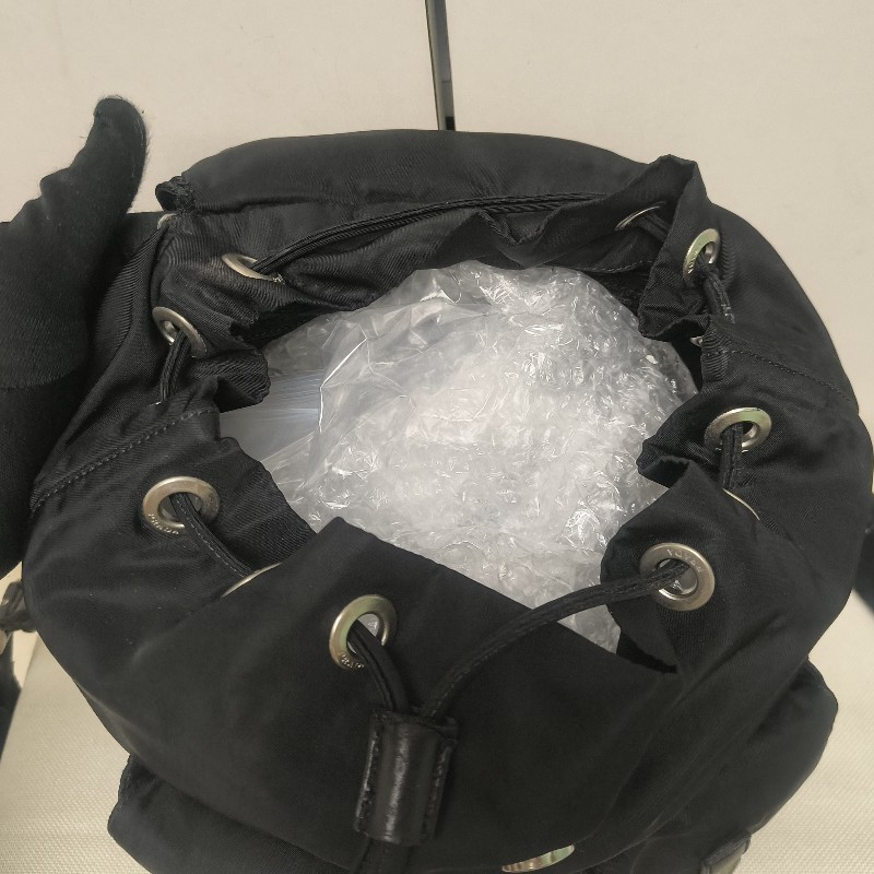 🔥年終狂降🔥【限時降價只到12/31（原16,800）】㊣✨PRADA✨普拉達 拼色 帆布 皮革 口袋 小型 後背包 /二手包/二手精品🌳二手樹屋🌳-42