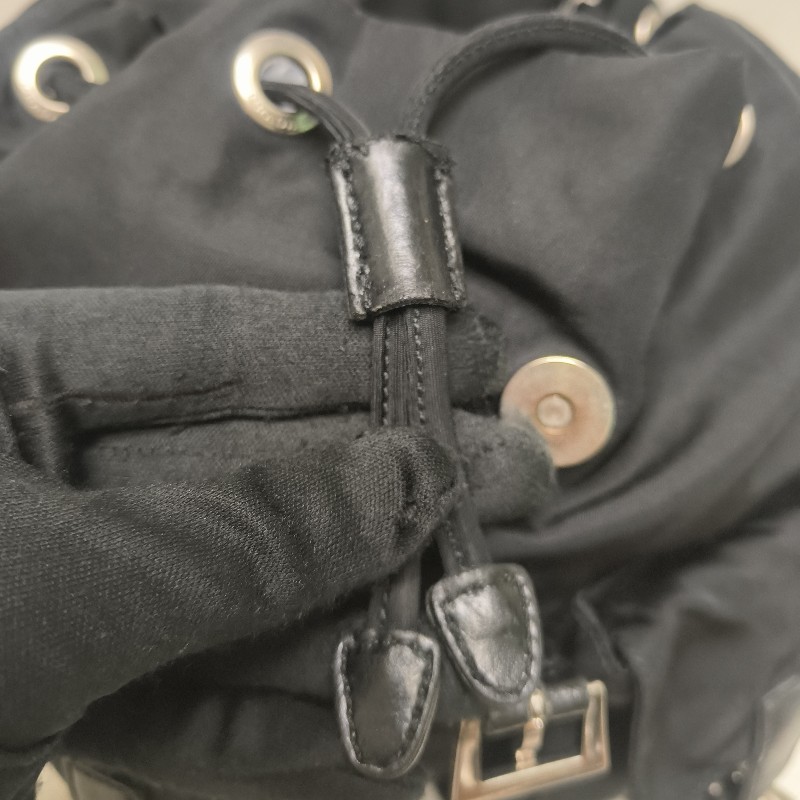 🔥年終狂降🔥【限時降價只到12/31（原16,800）】㊣✨PRADA✨普拉達 拼色 帆布 皮革 口袋 小型 後背包 /二手包/二手精品🌳二手樹屋🌳-43