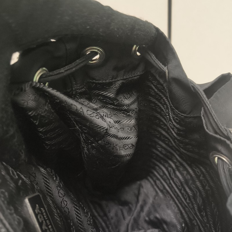 🔥年終狂降🔥【限時降價只到12/31（原16,800）】㊣✨PRADA✨普拉達 拼色 帆布 皮革 口袋 小型 後背包 /二手包/二手精品🌳二手樹屋🌳-48