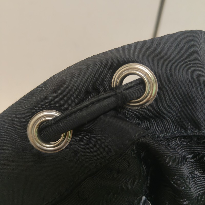 🔥年終狂降🔥【限時降價只到12/31（原16,800）】㊣✨PRADA✨普拉達 拼色 帆布 皮革 口袋 小型 後背包 /二手包/二手精品🌳二手樹屋🌳-54