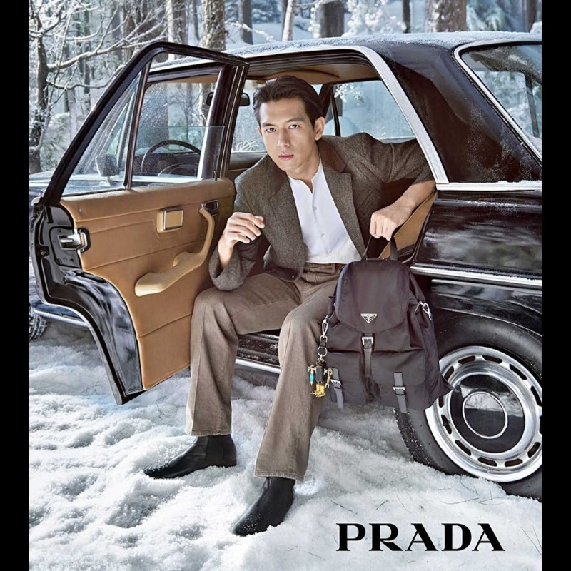 🔥年終狂降🔥【限時降價只到12/31（原16,800）】㊣✨PRADA✨普拉達 拼色 帆布 皮革 口袋 小型 後背包 /二手包/二手精品🌳二手樹屋🌳-57