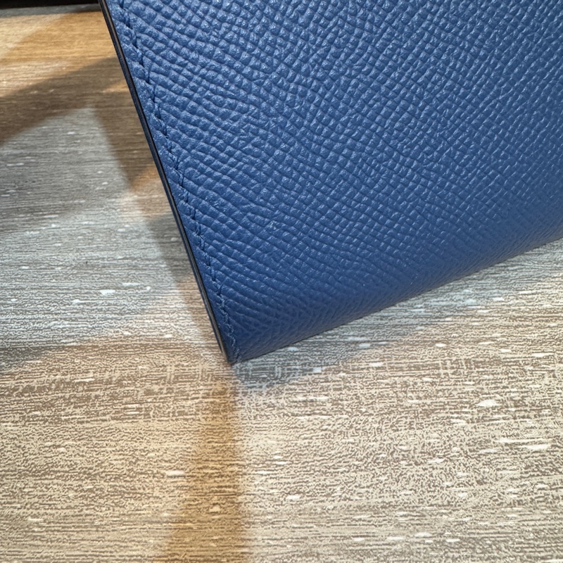 Hermes瑪瑙藍內拚海鷗灰constance康康長夾-8