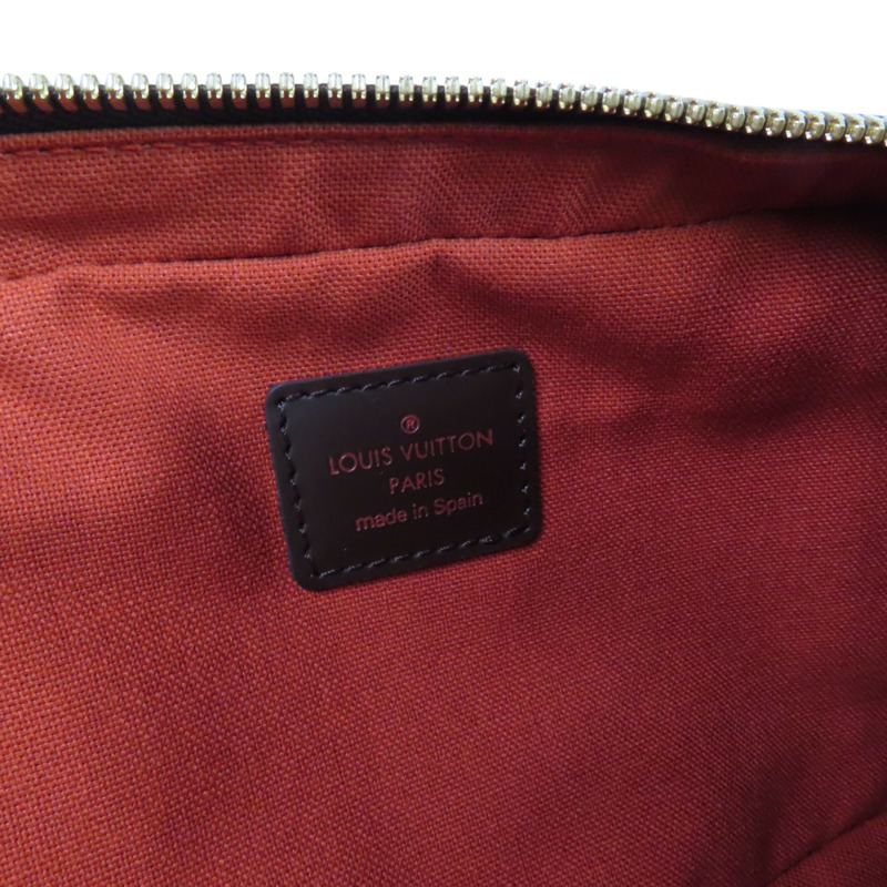 LOUIS VUITTON Damier Ebene Geronimo金扣腰包肩背兩用袋-5