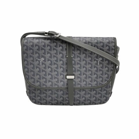 Goyard Belvedere 中號 牛皮 Y字 印花 金屬環插扣 斜背包