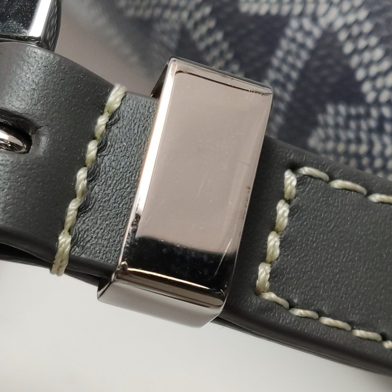 Goyard Belvedere 中號 牛皮 Y字 印花 金屬環插扣 斜背包-11