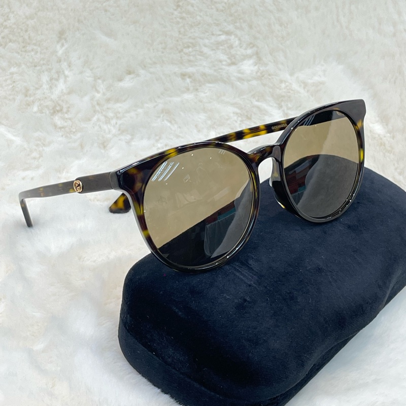 GUCCI 淺咖啡色太陽眼鏡 I624-0