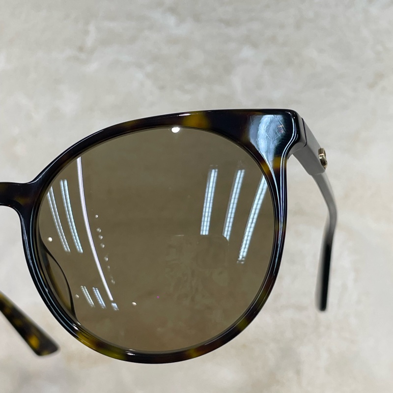 GUCCI 淺咖啡色太陽眼鏡 I624-4