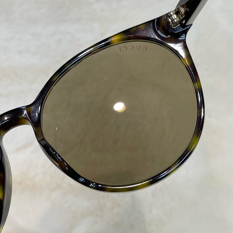 GUCCI 淺咖啡色太陽眼鏡 I624-8