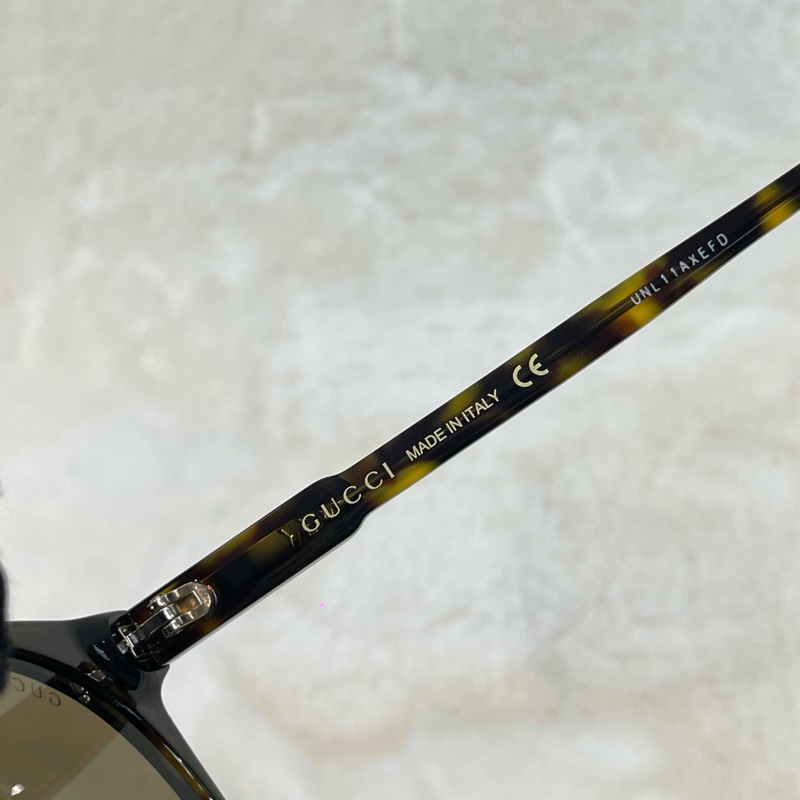 GUCCI 淺咖啡色太陽眼鏡 I624-15