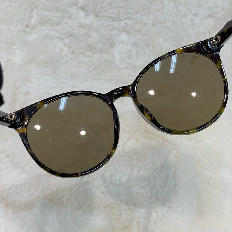 GUCCI 淺咖啡色太陽眼鏡 I624-24