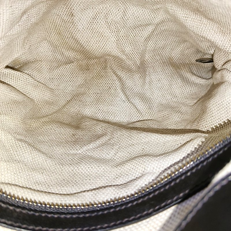 GUCCI Soho 黑色 漆皮 絎縫 流蘇 單肩包-9