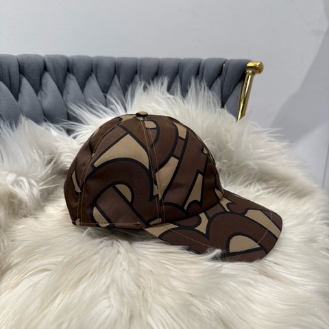 BURBERRY 滿版球帽 鴨舌帽