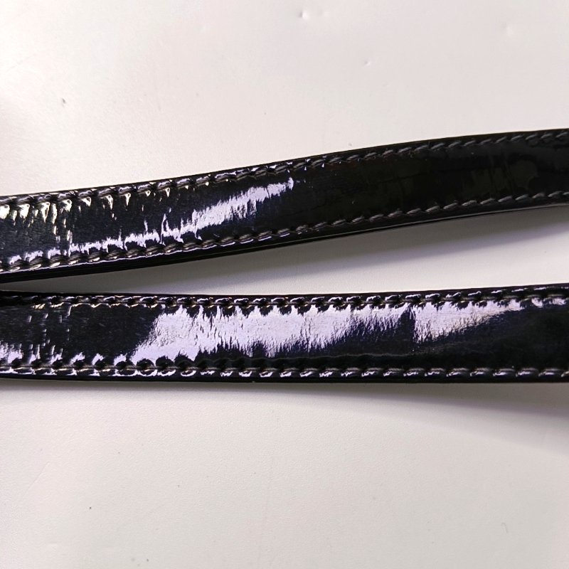 DIOR Lady Dior 中號 黑色 漆皮 藤格紋 絎縫 戴妃五格 單肩包 斜挎包 手提包 可拆卸肩帶-16