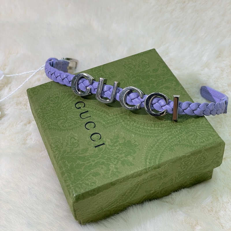 GUCCI 紫色真皮手帶 XB628-0