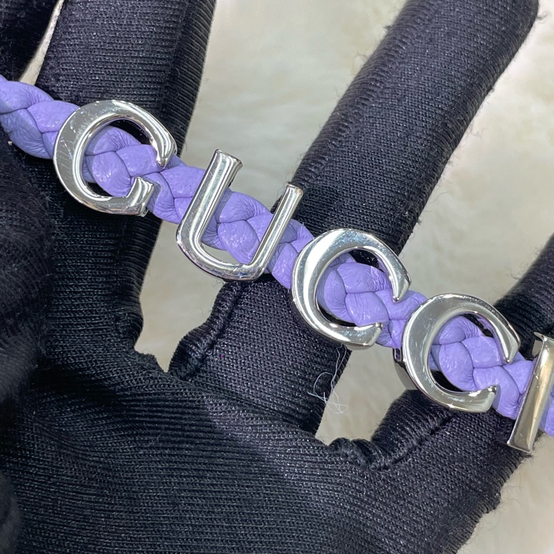 GUCCI 紫色真皮手帶 XB628-2
