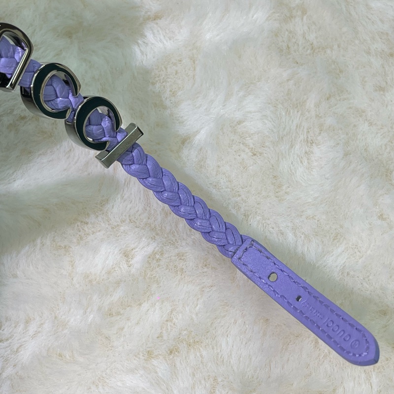 GUCCI 紫色真皮手帶 XB628-8