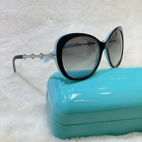 TIFFANY & Co. 閃鑽邊太陽眼鏡 XB660