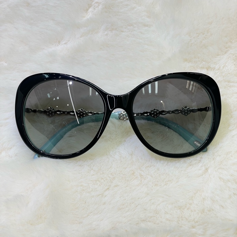 TIFFANY & Co. 閃鑽邊太陽眼鏡 XB660-1