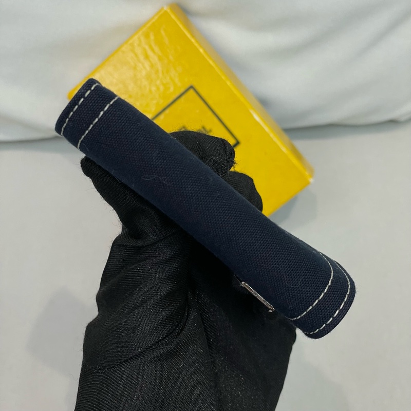 FENDI 深藍色布面鑰匙包 I250-4