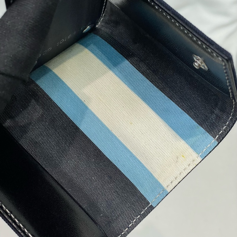 FENDI 深藍色布面鑰匙包 I250-12