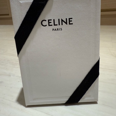 全新CELINE凱旋門棕色三折中夾